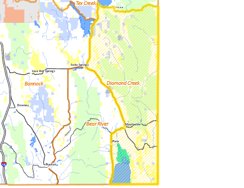 Map of Hunt Area