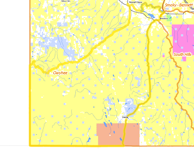 Map of Hunt Area