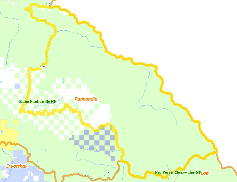 Map of Hunt Area