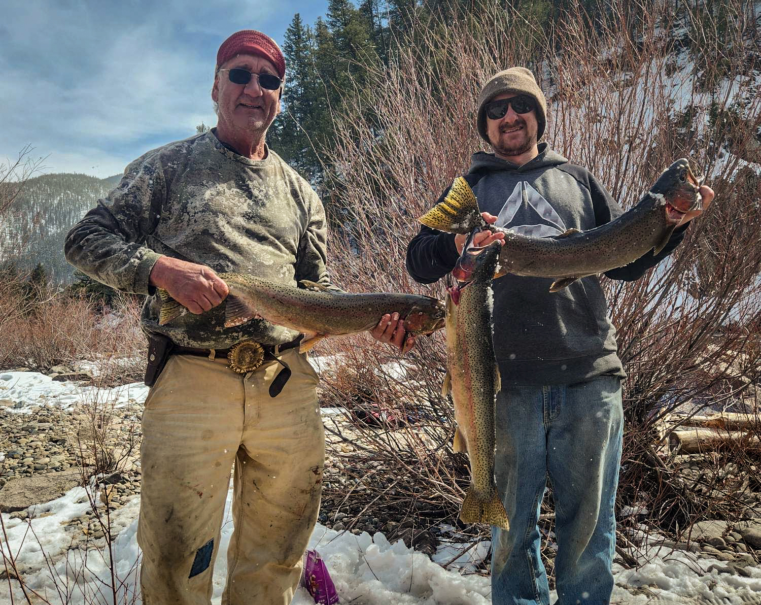 Anglers above EF April 24