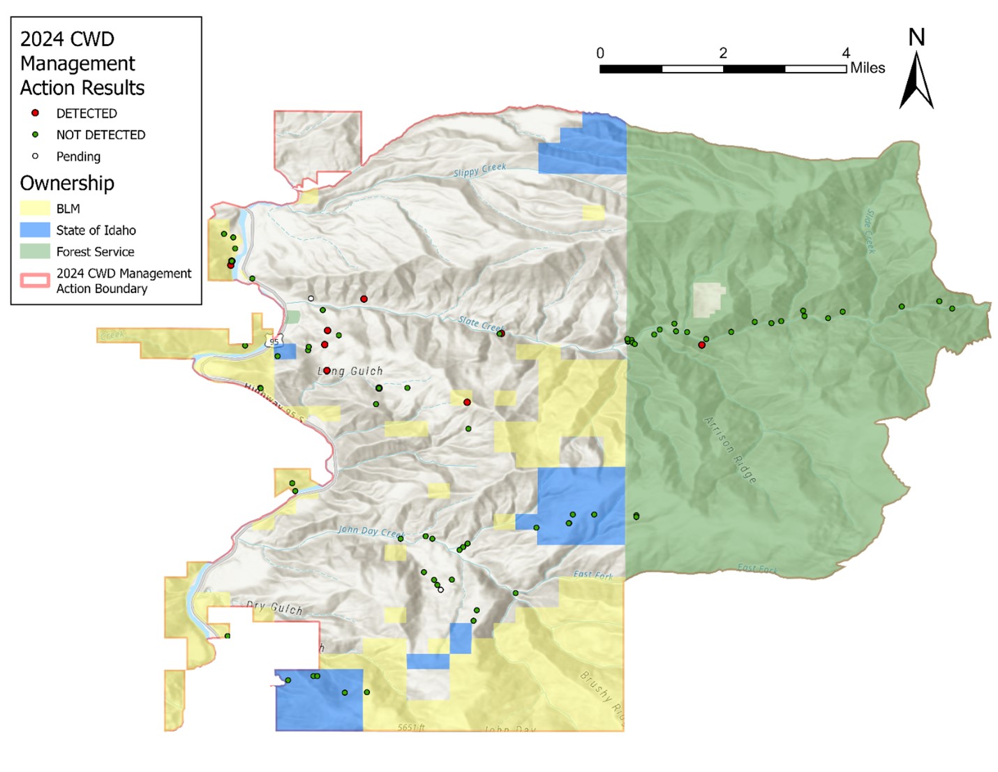 2024 CWD map