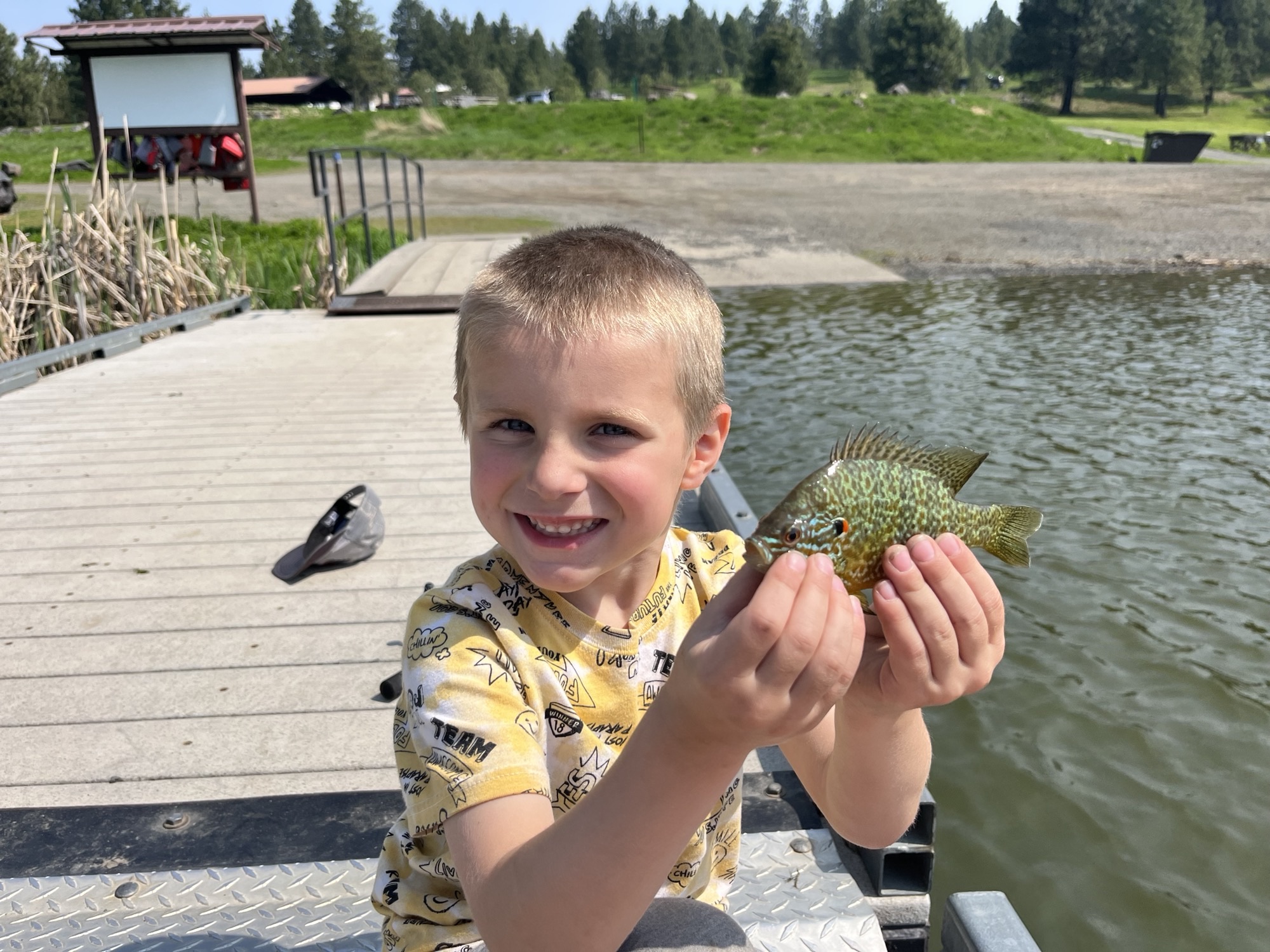 Spring Valley kids fishing