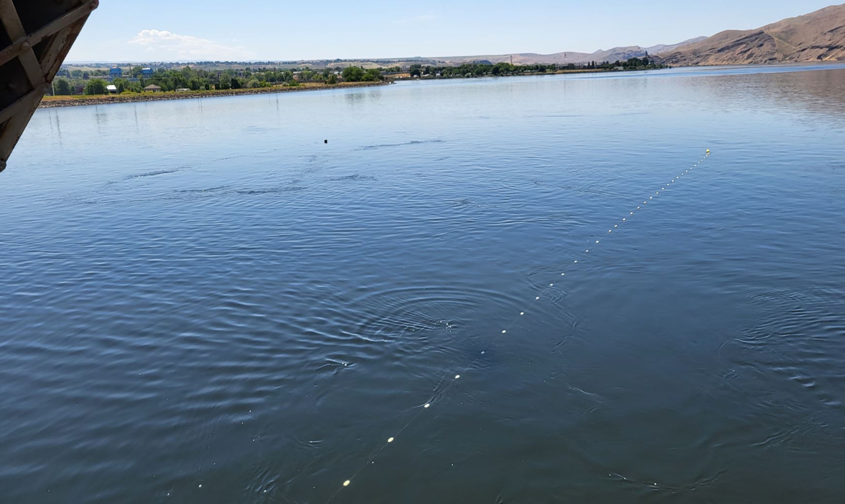 Tribal gillnetting below Camas Prairie Railroad Bridge