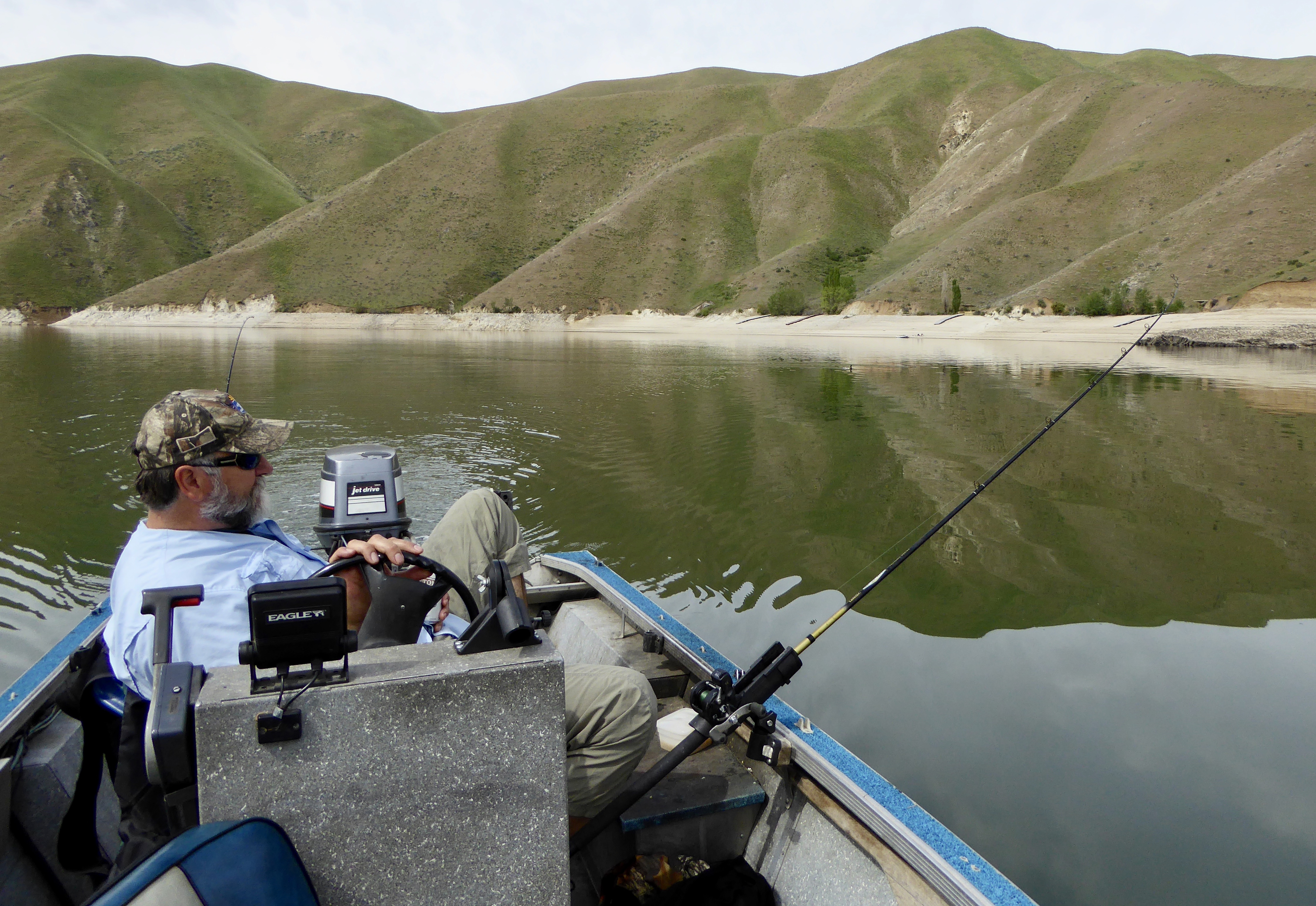 kokanee angler Lucky Peak Reservoir