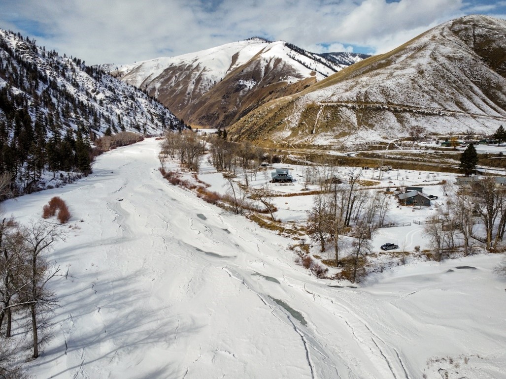 North Fork Salmon River confluence