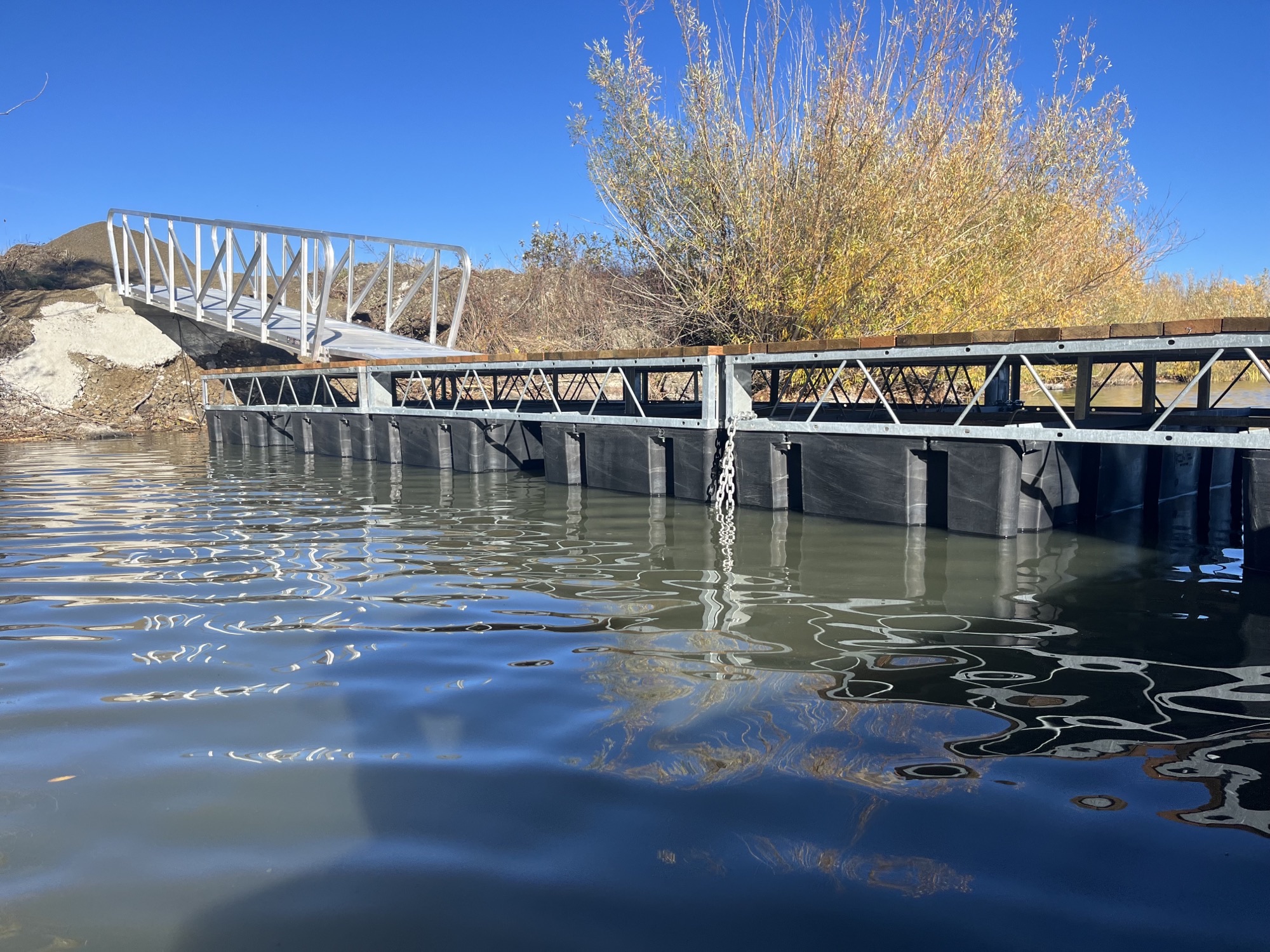Tolo Lake new dock