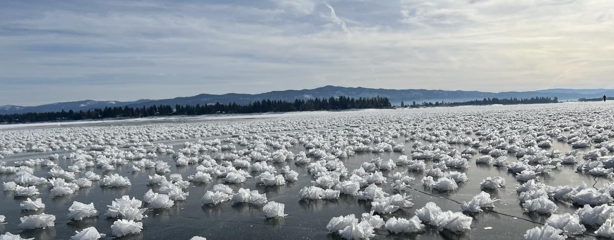 Early Ice on Cascade - Nov. 22, 2022