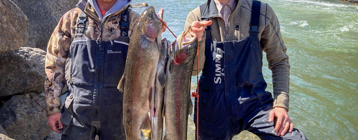 Anglers with their catch