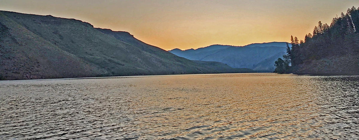 Anderson Ranch Reservoir is in the Magic Valley Region