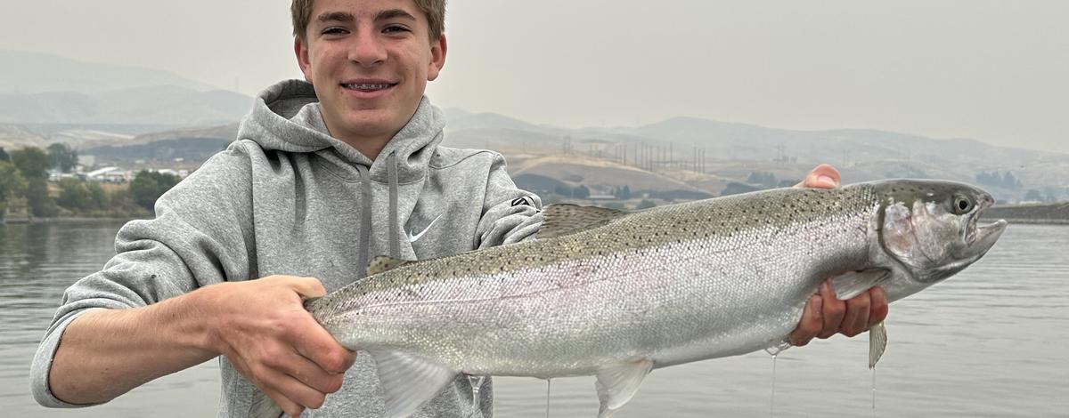 Steelhead caught in Clearwater River
