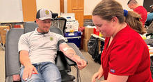 Staff from the Magic Valley Region sponsor a Red Cross Blood Drive