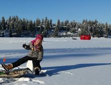 Ice Fishing in the Panhandle Region