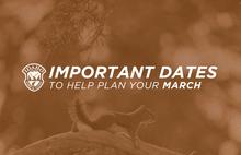 important dates march 2024