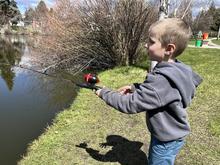 Kids fishing