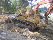 Twin Bridges boat ramp construction August 2012